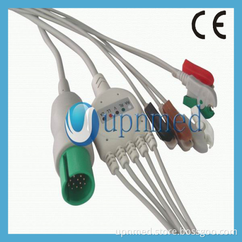 Spacelabs one-piece series 5 leadwires ECG cable